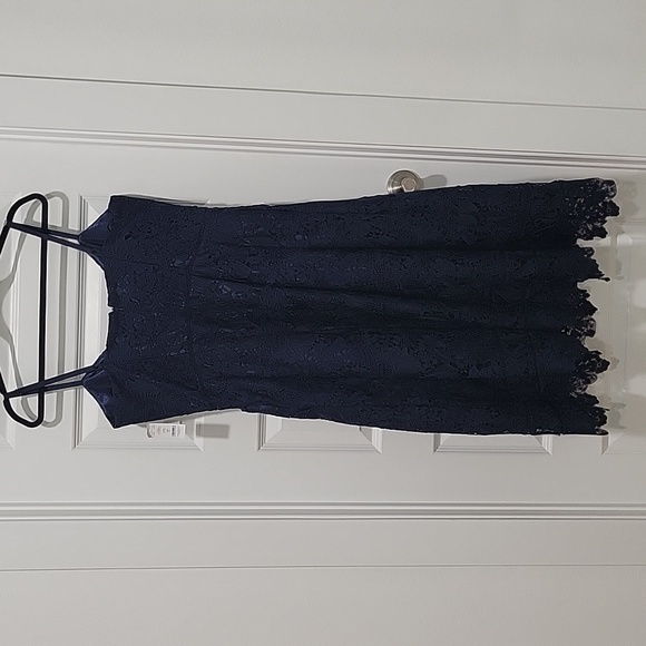 WHBM Lace Midi |Officer Blue (Navy) |  Size 14  👗 - Picture 2 of 16